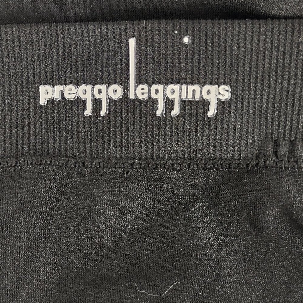 Preggo Leggings Black Maternity Capri, Crop, Style PL01 Size XL to 2XL (NWT) - Picture 8 of 9